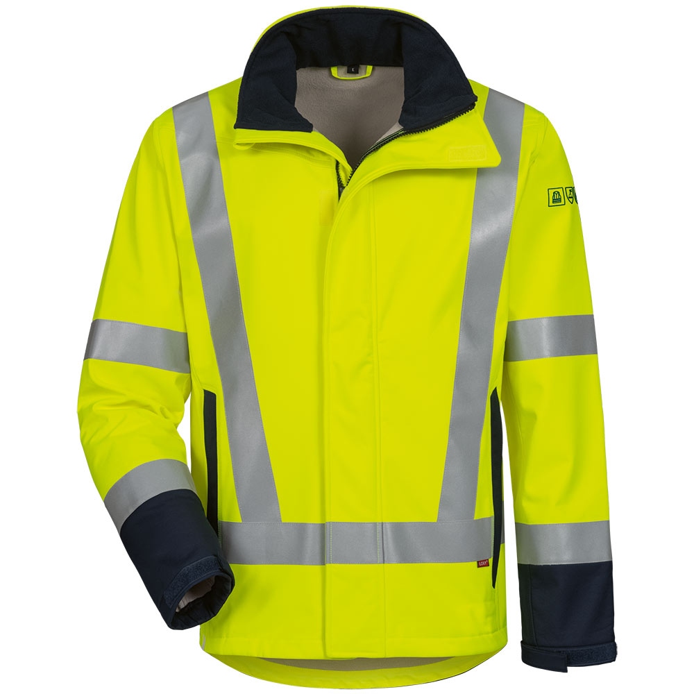 pics/Feldtmann 2016/Jacken/Elysee/elysee-kaapo-multinorm-high-visibility-softshell-jacket-yellow-navy-front.jpg